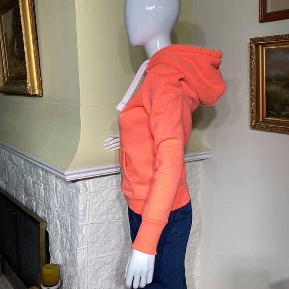 SUPERDRY Vintage Logo Limited Edition Neon Sparkle Hoodie 80’s Retro Style - Picture 6 of 15